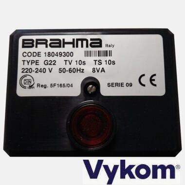 Řídící a zapalovací automatika Brahma G 22, Tw 10s, Ts 10s